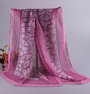 Chiffon printed scarf for women