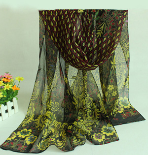 Chiffon fabric for scarf wholesale
