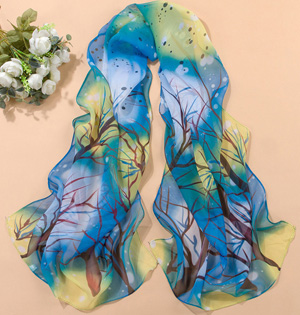 Wholesale silk chiffon fashion scarf