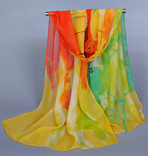 Silk fabrics scarf wholesale