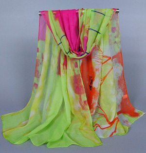 Silk fabrics scarf wholesale