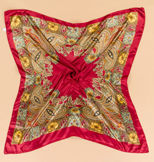 Wholesale silk square head scarf