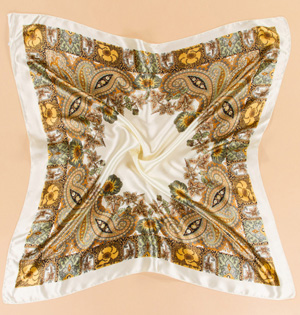Wholesale silk square head scarf