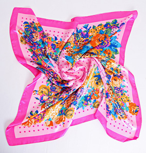 Cheap silk head scarves