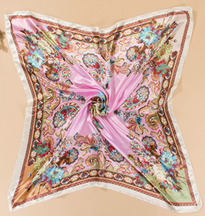 Wholesale silk fashion head scarf