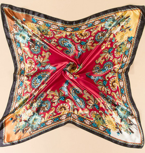 Wholesale silk fashion head scarf