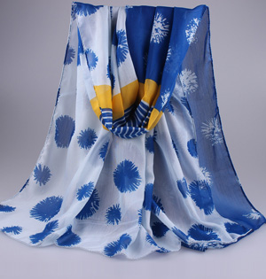 Cotton elastic long scarf wholesale