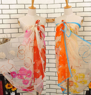 Women chiffon beach scarf wholesale
