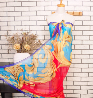 Wholesale silk beach scarf