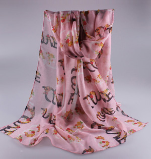 Wholesale viscose cotton lace scarf