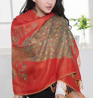 Wholesale winter polyester scarf