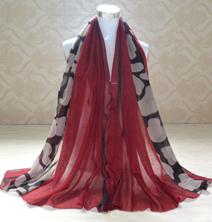 Wholesale satin silk scarf