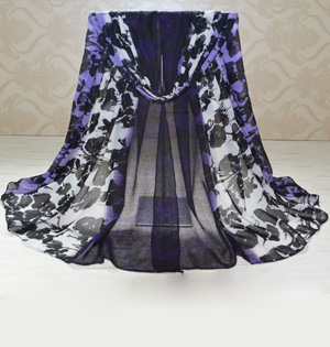 Wholesale fashion printed viscose scarf
