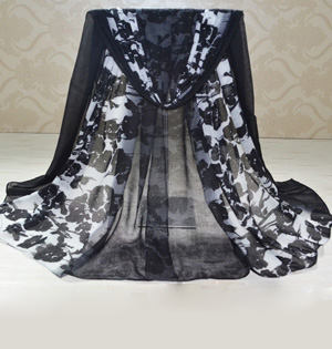 Wholesale fashion printed viscose scarf