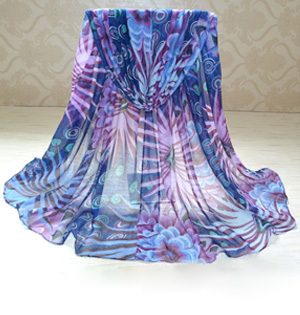 Women silk viscose scarves wholesale