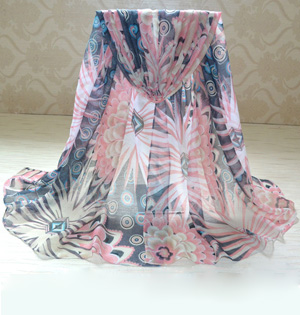 Women silk viscose scarves wholesale