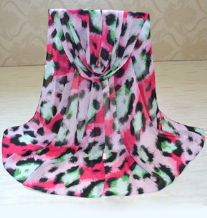 Leopard print chiffon scarves wholesale