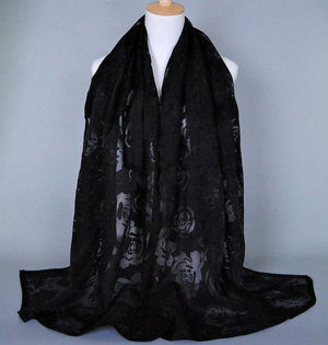 Polyester scarves for women