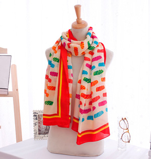 Cotton twill fabric scarf wholesale