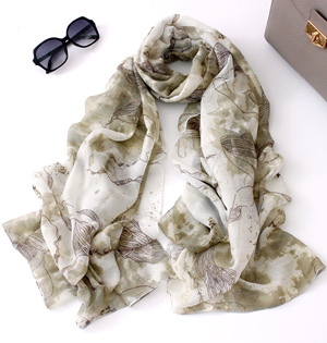 Wholesale ink print scarf
