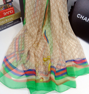 Chain silk scarf wholesale