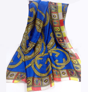 Wholesale fashion silk satin scarf