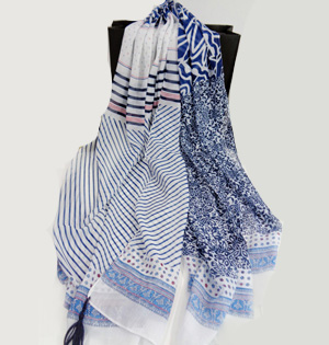 Wholesale plain cotton scarf
