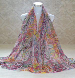 Cotton viscose ladies scarf
