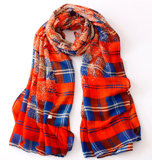 Wholesale classic plaid scarf
