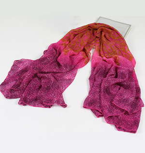 Wholesale silk leopard scarf