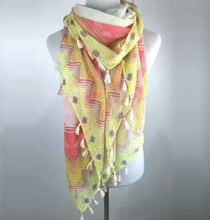 Wholesale sheer cotton scarf