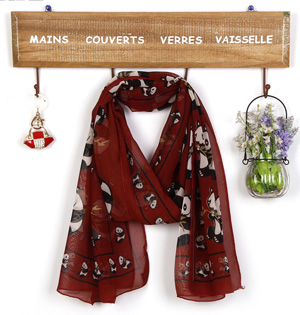 Wholesale chiffon silk scarf pattern