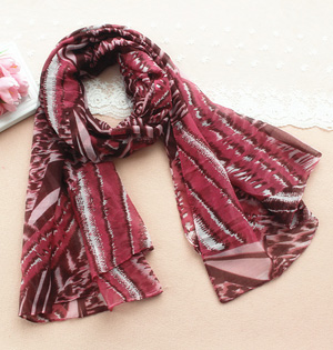 Wholesale leopard viscose scarf