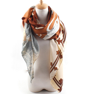 Wholesale twill silk scarf