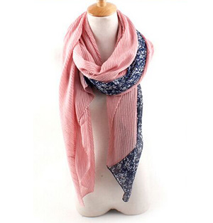 Wholesale chiffon and cotton scarf
