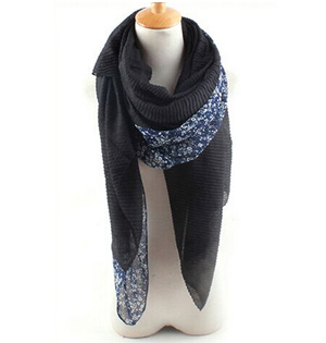 Wholesale chiffon and cotton scarf