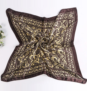 Wholesale silk twill square scarf