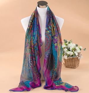 Wholesale silk scarf beach scarf shawl
