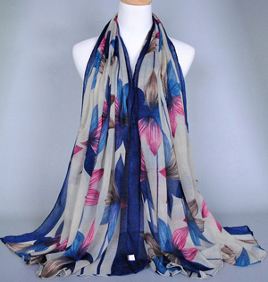 Floral infinity scarf wholesale