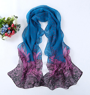 Wholesale thin silk chiffon scarf