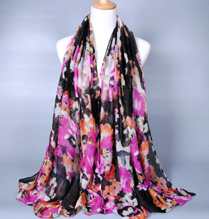 Wholesale woman silk neck scarf