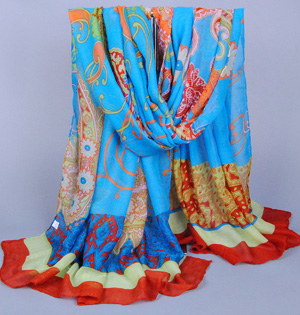 US cashew flower scarf wholesale