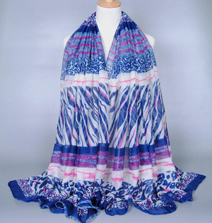 Wholesale leopard viscose scarf fashion