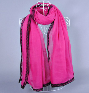 Wholesale lace cotton scarf