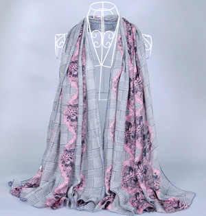Wholesale cotton twill printed scarf