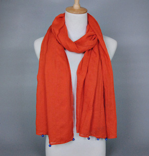 Wholesale pure cotton fashion scarf