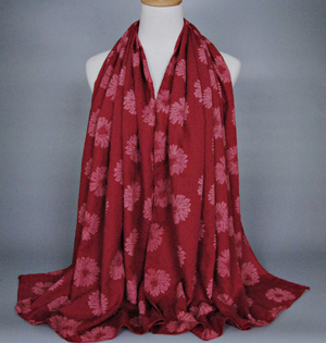 Wholesale cotton sunflower scarf