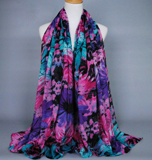 Wholesale sunflower infinity scarf