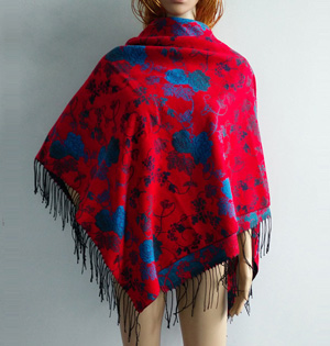 Wholesale polyester winter warm scarf