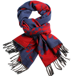 Wholesale rose cashmere scarf